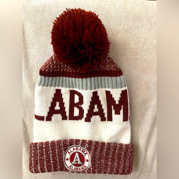 Top of the World Alabama Crimson Tide Adult toboggan- Maroon and White - Picture 1 of 4
